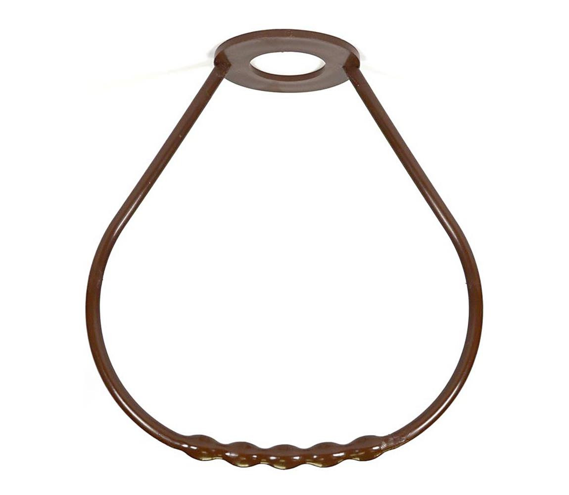 Madlo lustrové plast hnědé