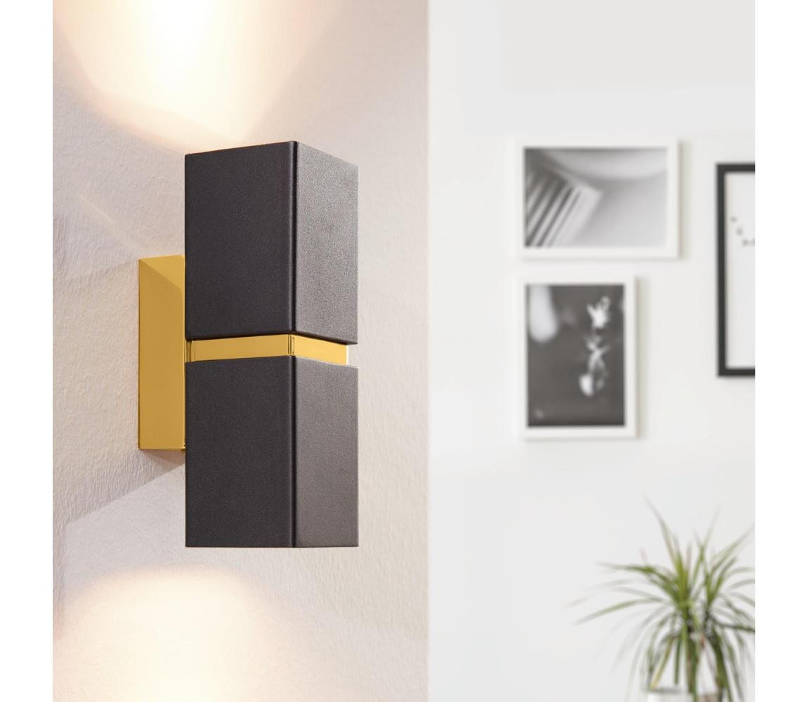 Eglo Eglo 95373 - LED nástěnné svítidlo PASSA 2xGU10-LED/4W/230V