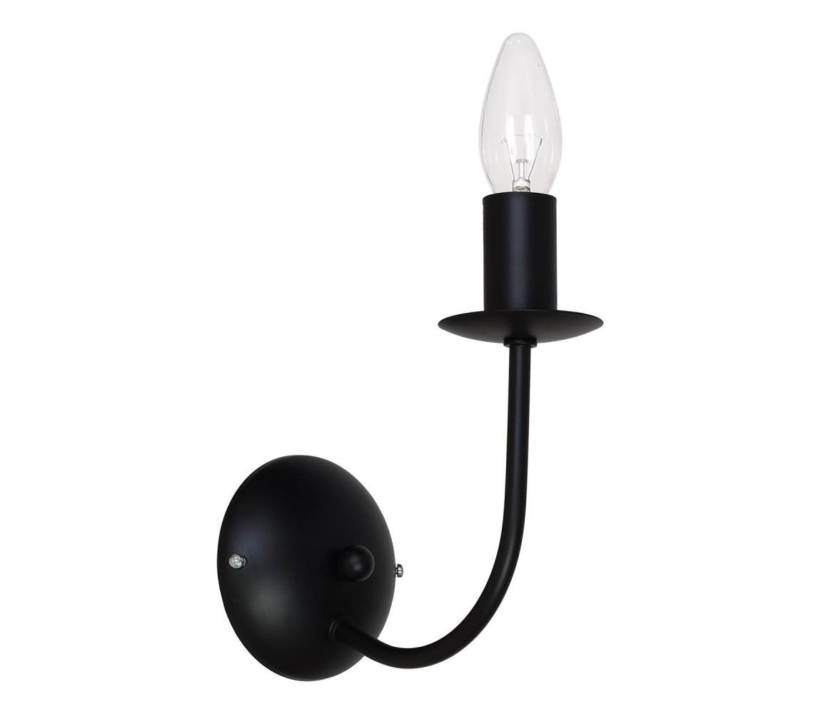 Nástěnné svítidlo GLOBE 1 1xE14/60W černá