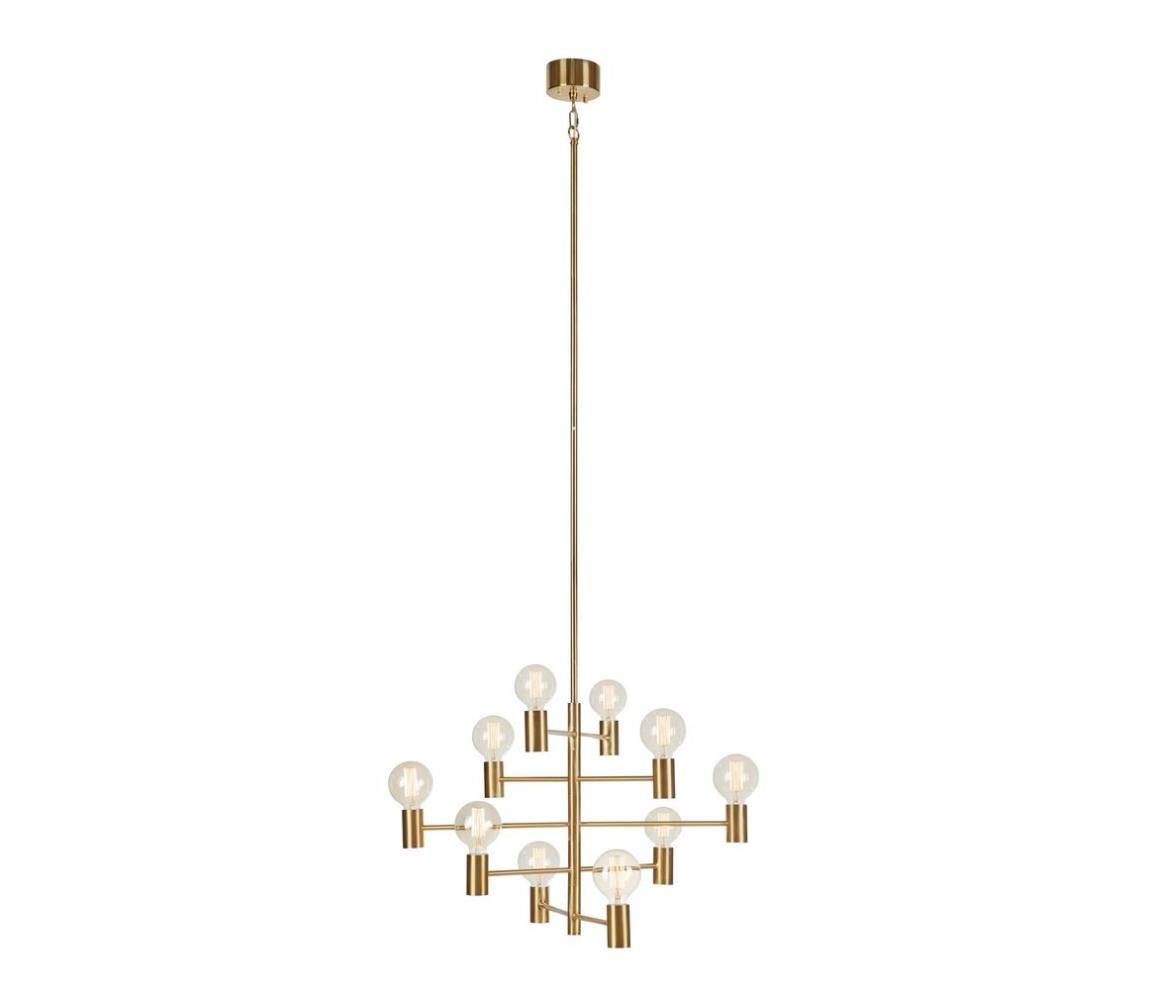 Markslöjd Markslöjd 108117 - Lustr na tyči PARIS 10xE27/60W/230V zlatá