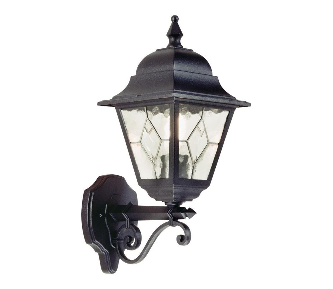 Elstead Elstead NR1-BLK - Venkovní nástěnné svítidlo NORFOLK 1xE27/100W/230V IP43