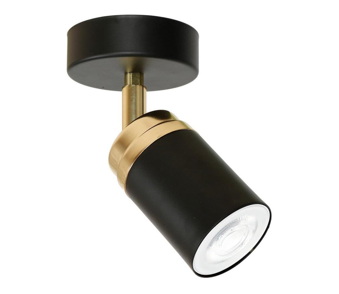 Bodové svítidlo RENO 1xGU10/8W/230V černá/zlatá