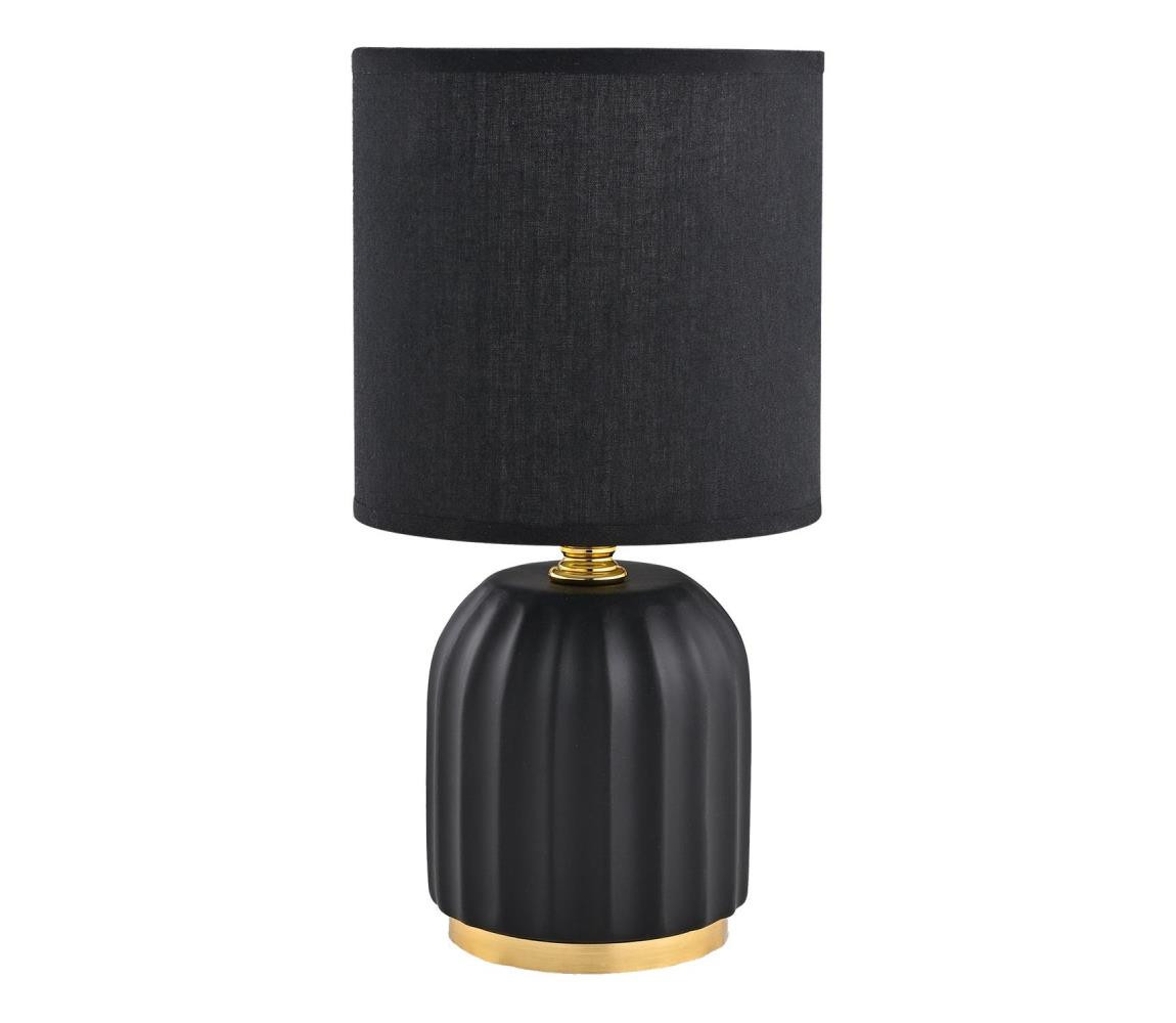 Zuma Line Zuma Line HS8723-BL - Stolní lampa 1xE14/40W/230V černá/zlatá