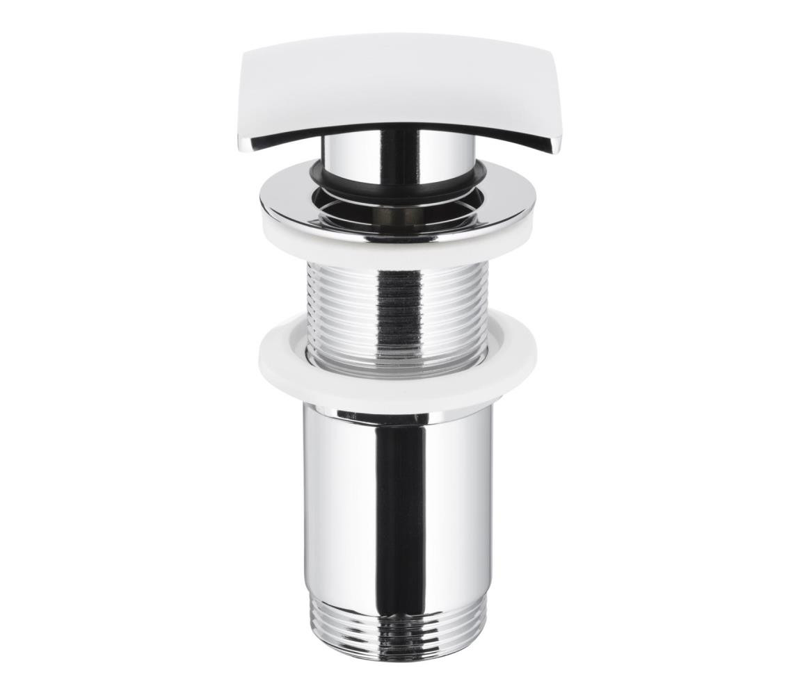 KFA Armatura KFA Armatura 660-453-00- Umyvadl. výpusť bez přepadu CLICK-CLACK 7x7 cm l. chrom