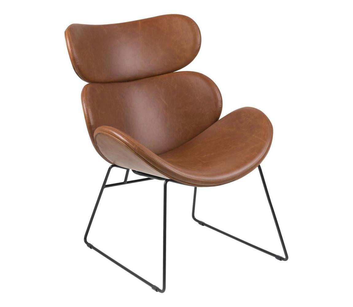 Actona Křeslo EDON hnědá