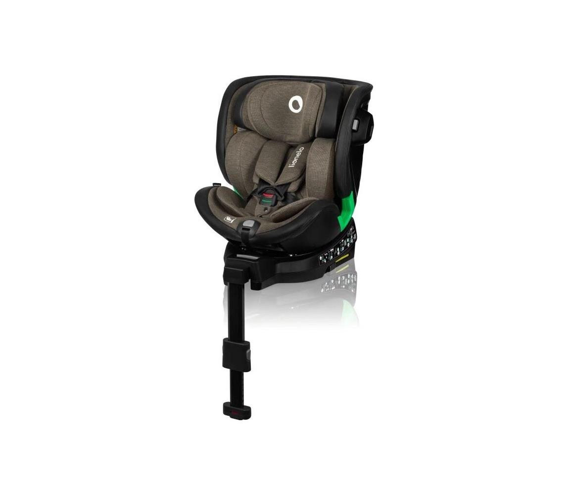 Lionelo Lionelo - Autosedačka se základnou otočná HARMONY i-Size 40-150 cm černá/olivová