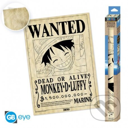 One Piece Plagát - Wanted Luffy