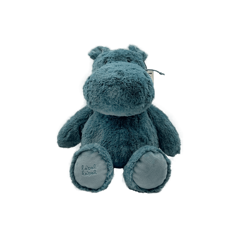 Label Label Plyšák hroch Harvey M - Blue