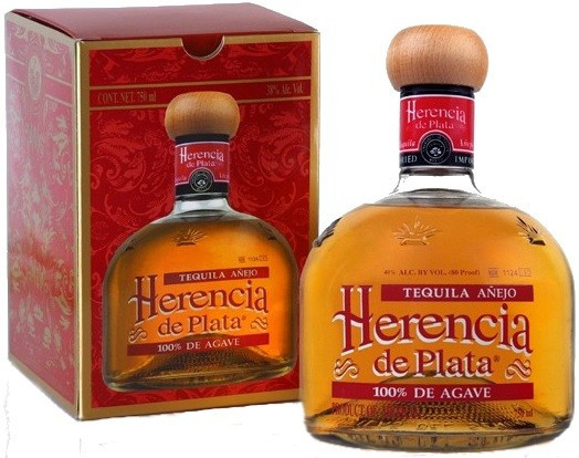 Herencia de Plata Anejo 100% puro de Agave  38 % 0,7 l