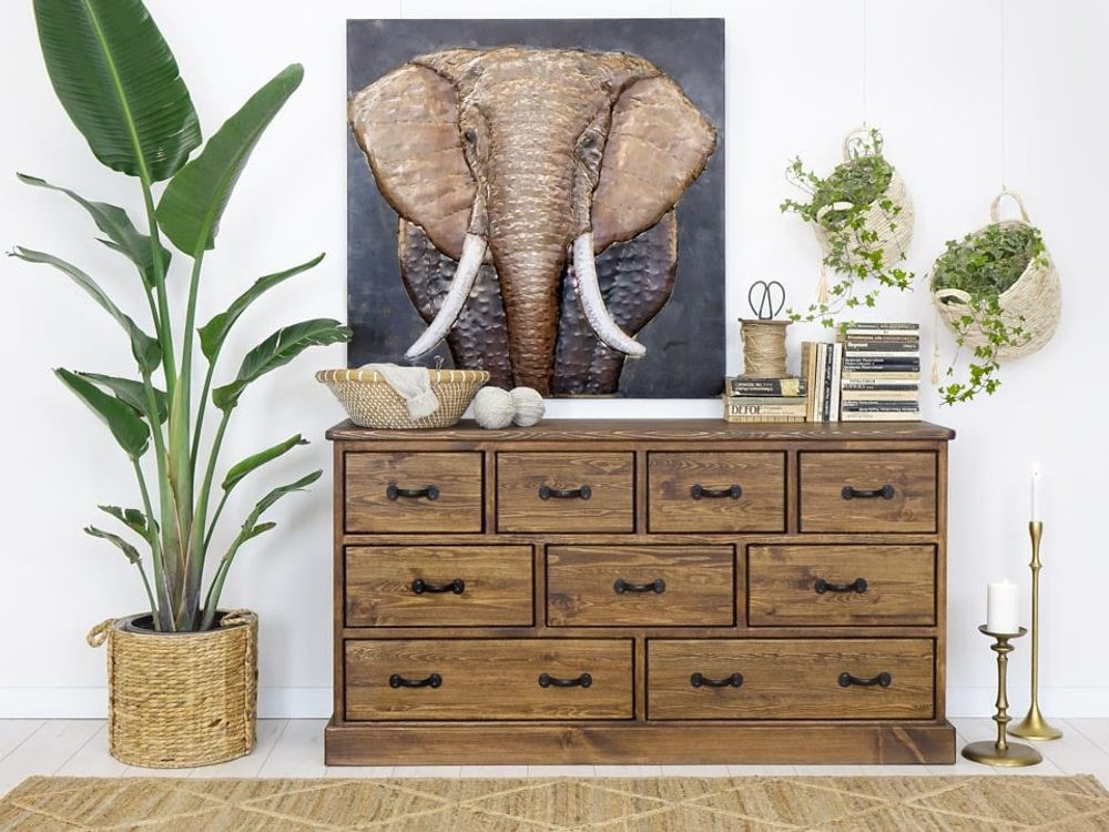 Seart Masivní komoda Rustyk 3/9