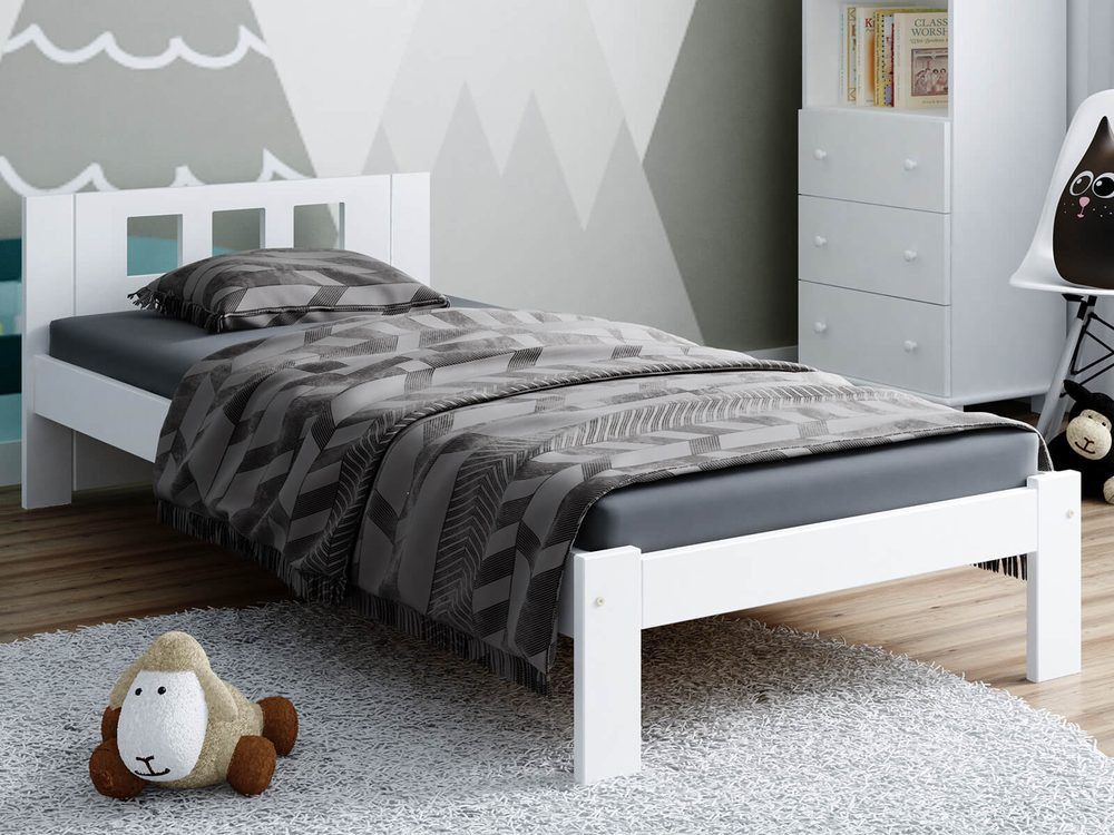 Magnat Bílá postel Innes 90 x 200 cm