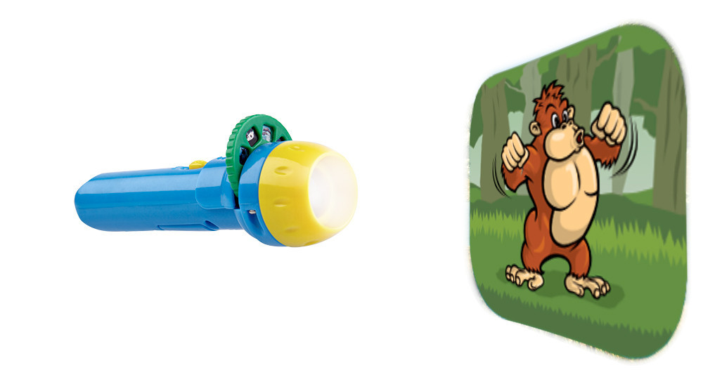 Kids World Fotoprojektor + svítilna 2v1 ZVÍŘÁTKA