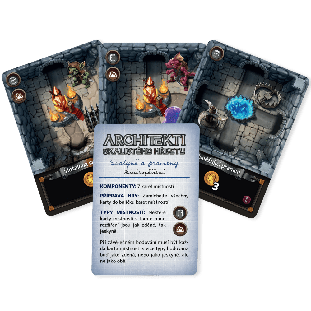 REXhry Architekti Skalistého hřbetu: Svatyně a prameny (minirozšíření)