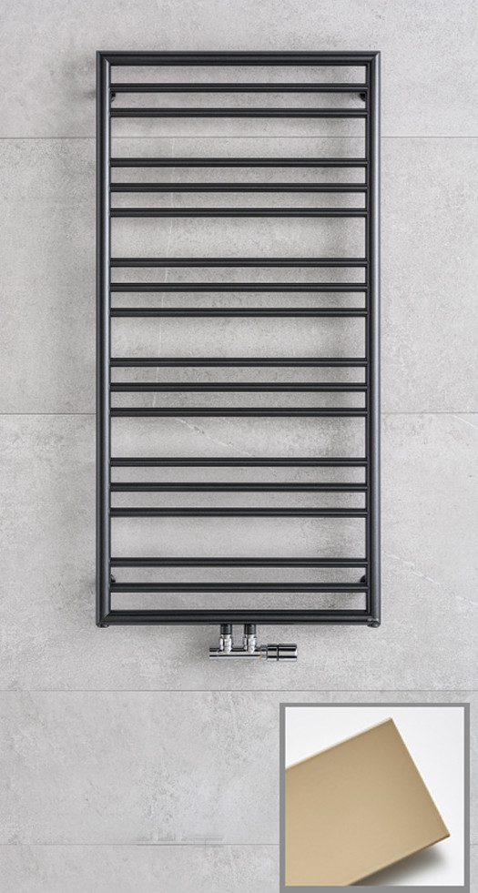 P.M.H PMH Sorano Frame SNF4 koupelnový radiátor 600x1210 mm - šedobéžová lesklá (P.M.H.)