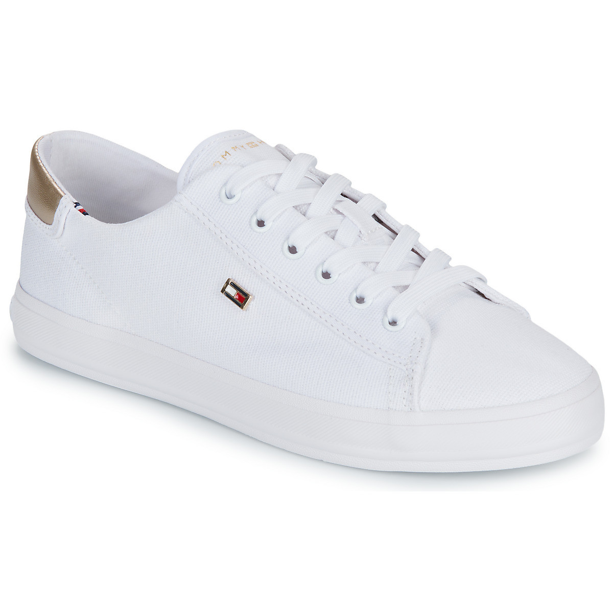 Tommy Hilfiger  VULC CANVAS LACE UP SNEAKER  Bílá