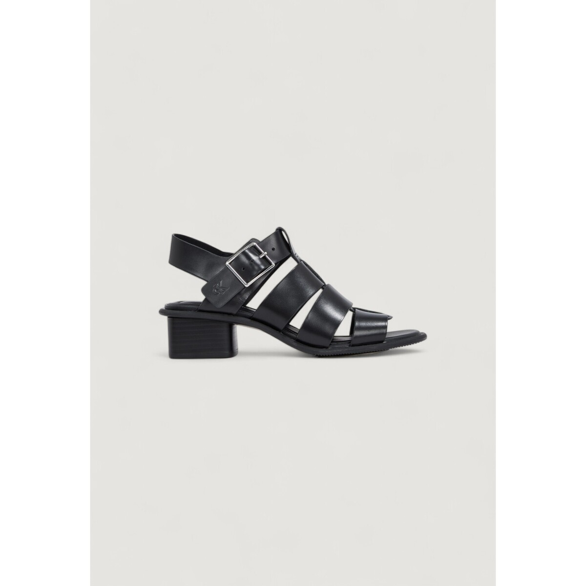 Calvin Klein Jeans  HEEL SQUARE MG BUCKLE YW0YW01708  Černá