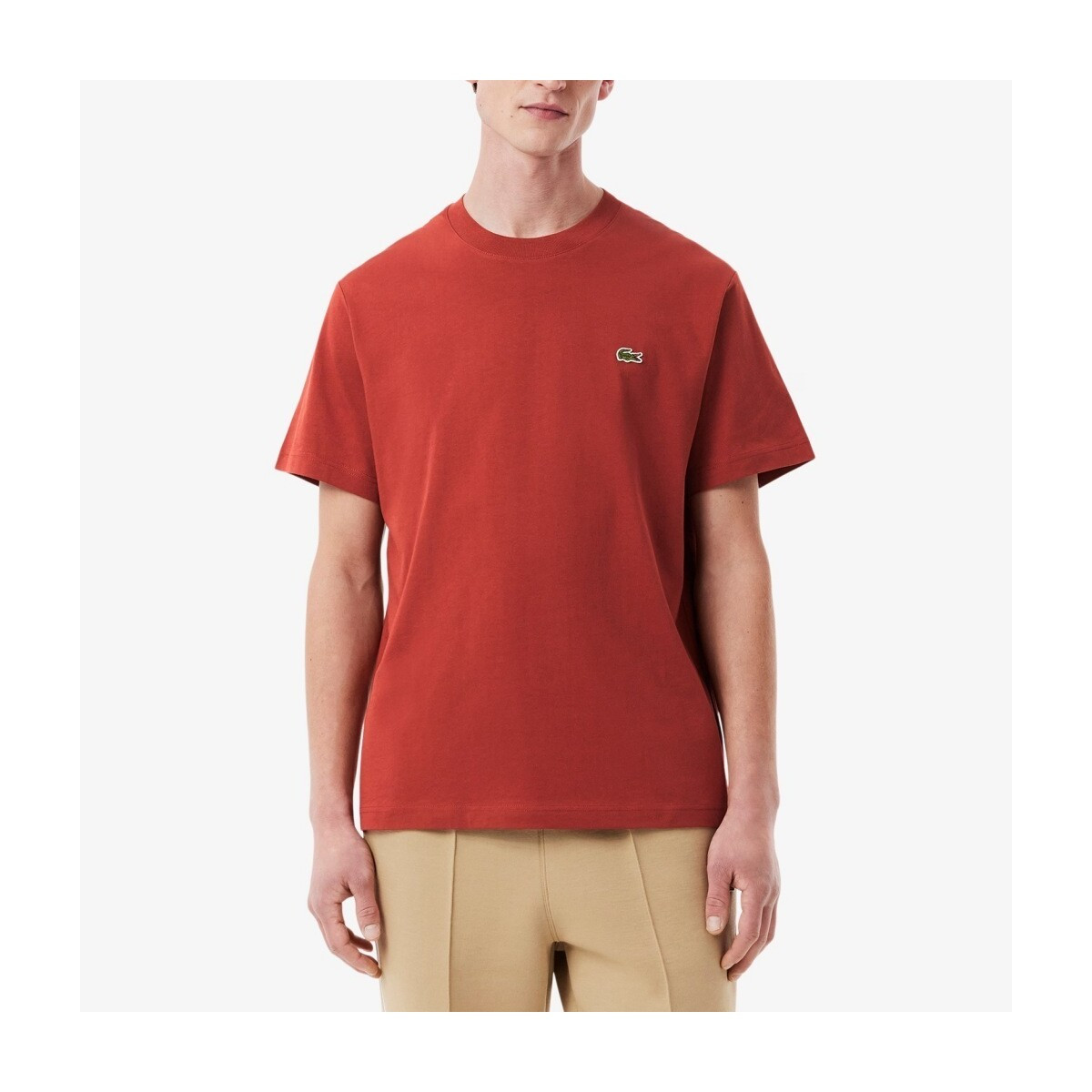 Lacoste  TH7318 TEE-SHIRT  Oranžová