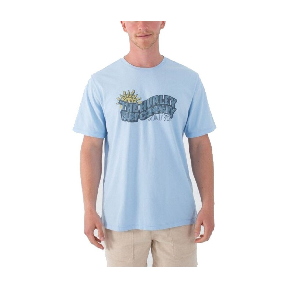 Hurley  NATURALLY STOKED SS  Modrá