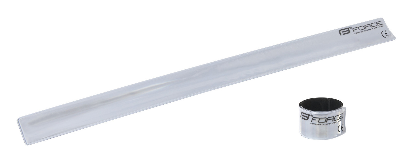 Reflexní pásek Force 38cm - stříbrný