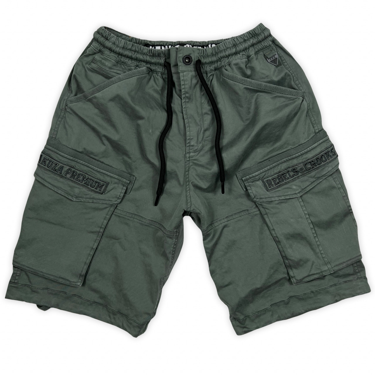 Kraťasy Yakuza Premium Rebels Line - olivové, XL