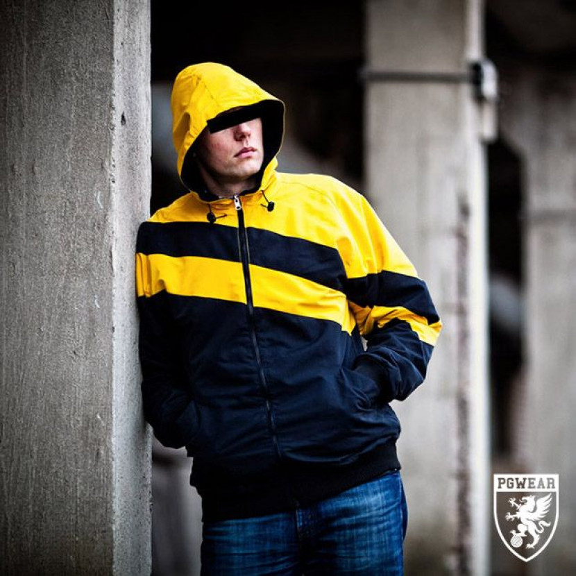 Bunda PGwear Premium - černá-žlutá, 3XL