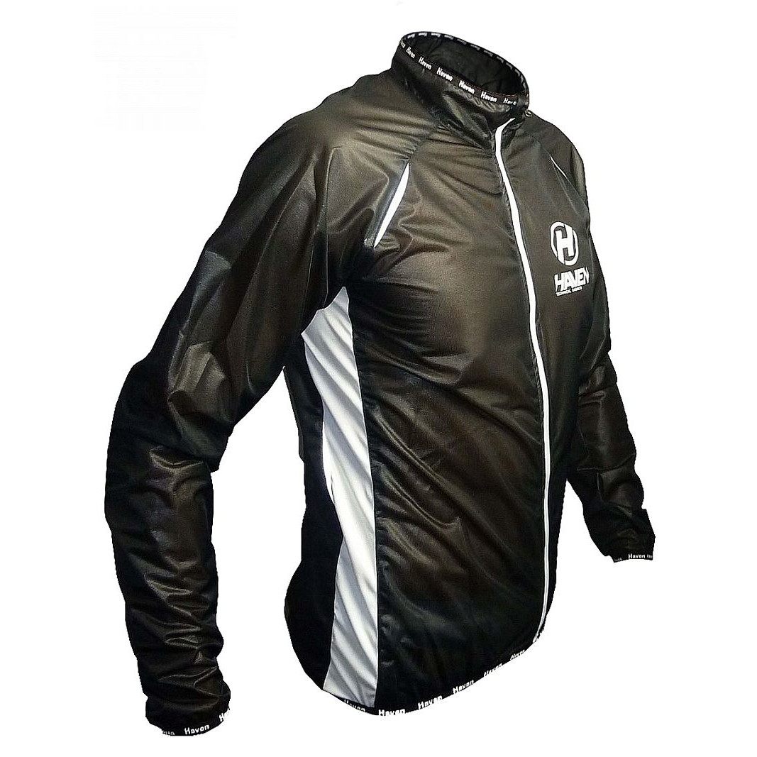 Bunda nepromokavá Haven Ultralight - černá-bílá, XS