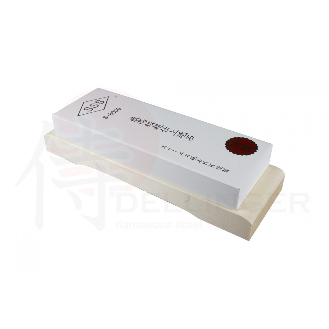 Brusný kámen Kiya Tokyo na cedrovém podstavci 8000 - šedý