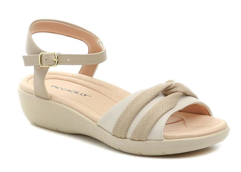 Piccadilly 239025-1 béžové dámské sandály šíře H