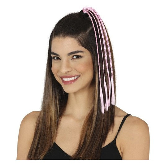 Copánky na gumičcce růžové 35 cm 3 ks