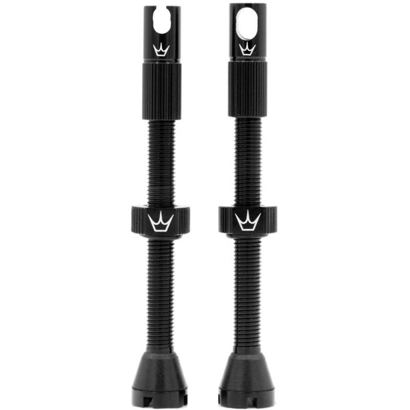 Ventilky Peatys X Chris King MK2 Tubeless Valves - 1 pár, bezdušové, 60 mm, černá