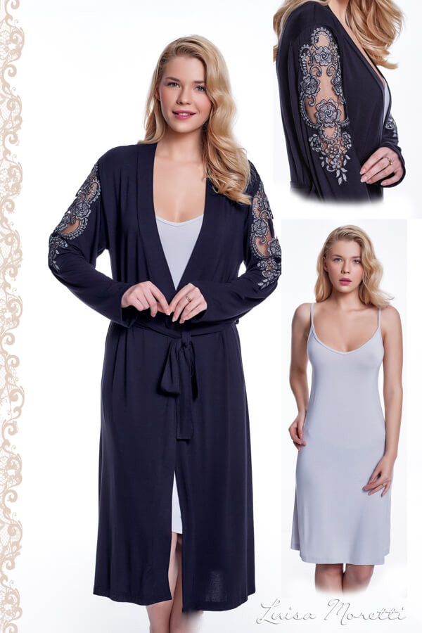 Luisa Moretti Dámská bambusová košilka ANDREA s županem