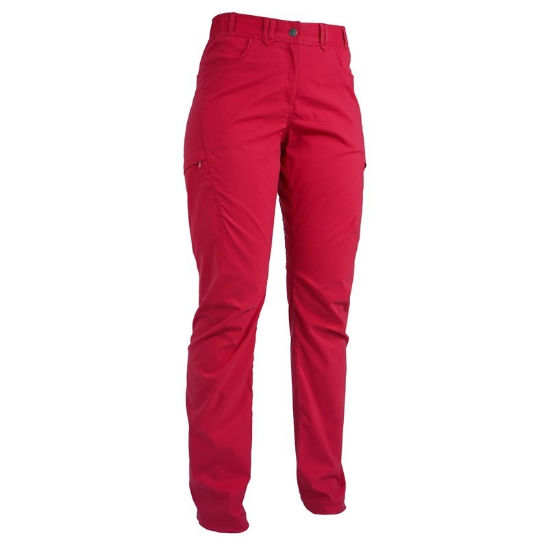 Warmpeace Dámské lehké slim fit kalhoty Warmpeace Crystal lady Rose Red