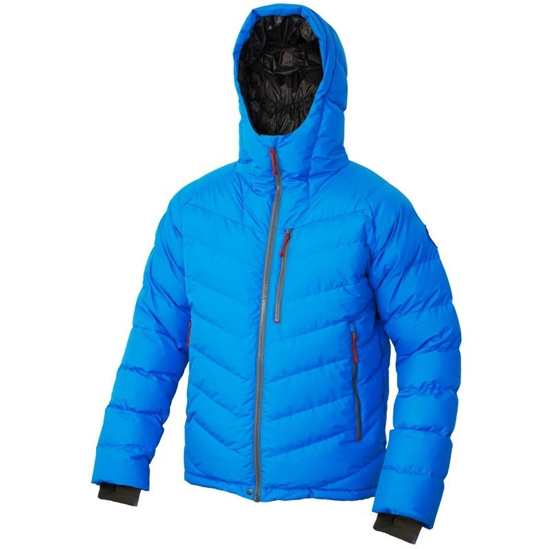 Warmpeace Unisex péřová bunda Warmpeace Hillpeak Modrá