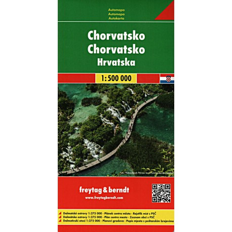 Freytag a Berndt Chorvatsko 1:500 000 automapa