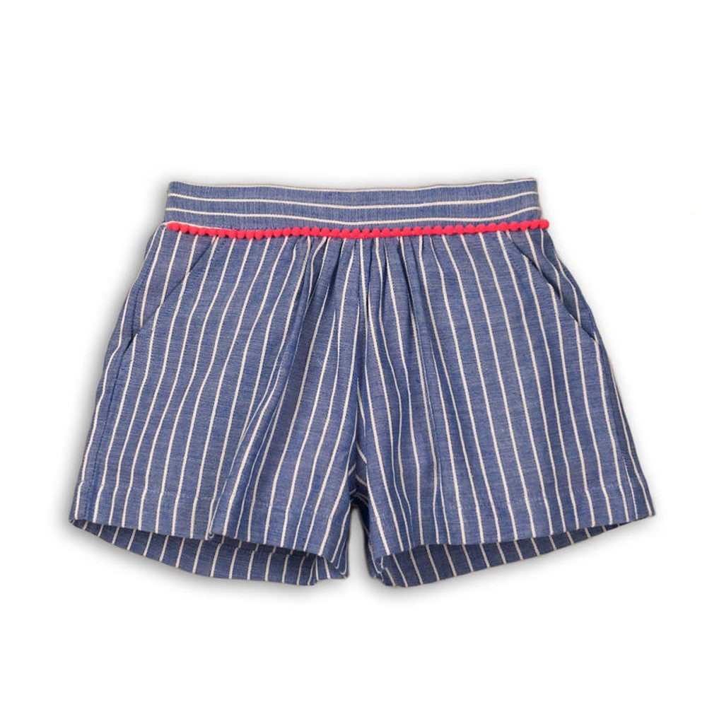 Kraťasy dívčí, Minoti, Hut 9, modrá - 68/80 | 6-12m