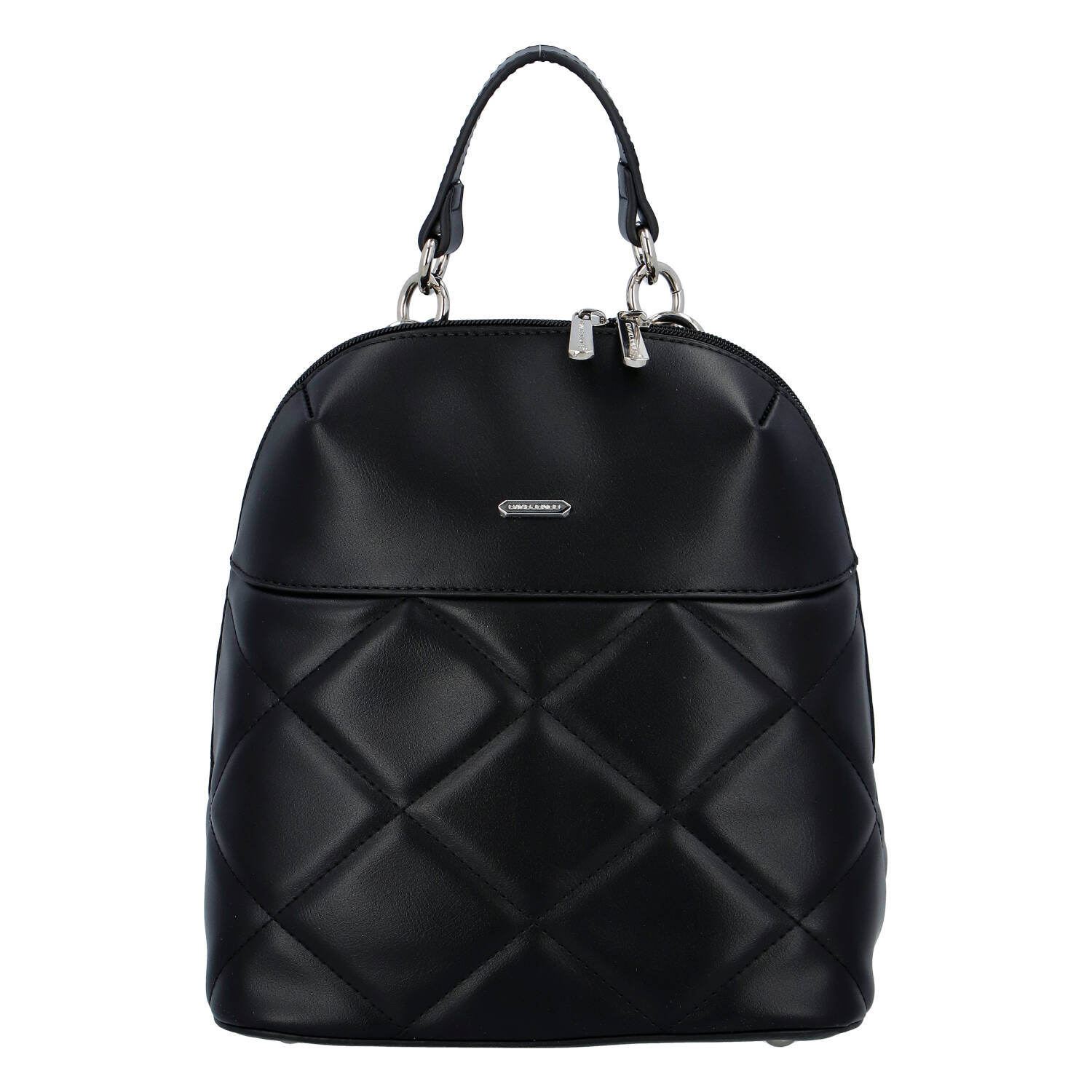 Praktický dámský koženkový batůžek Nina, černý