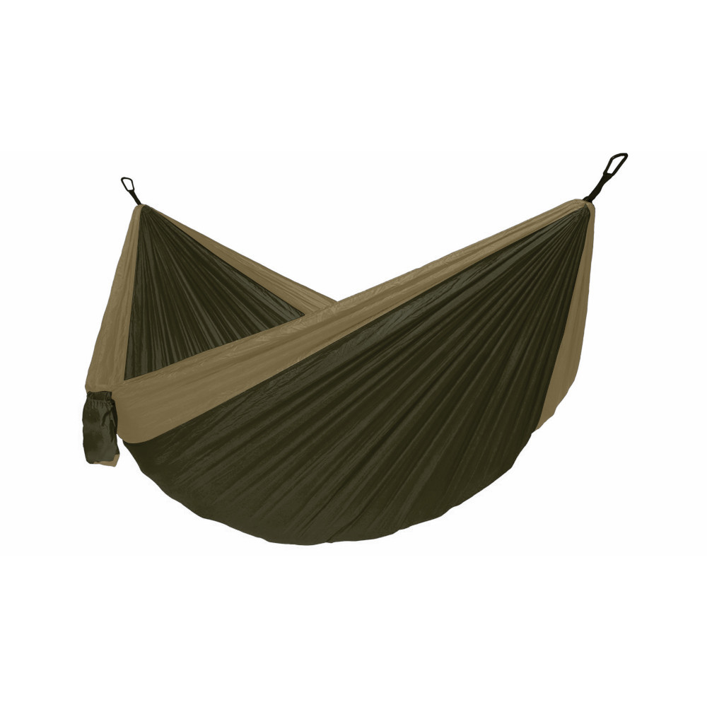 Houpací síť Hamaka.eu Camping single Barva: hnědá