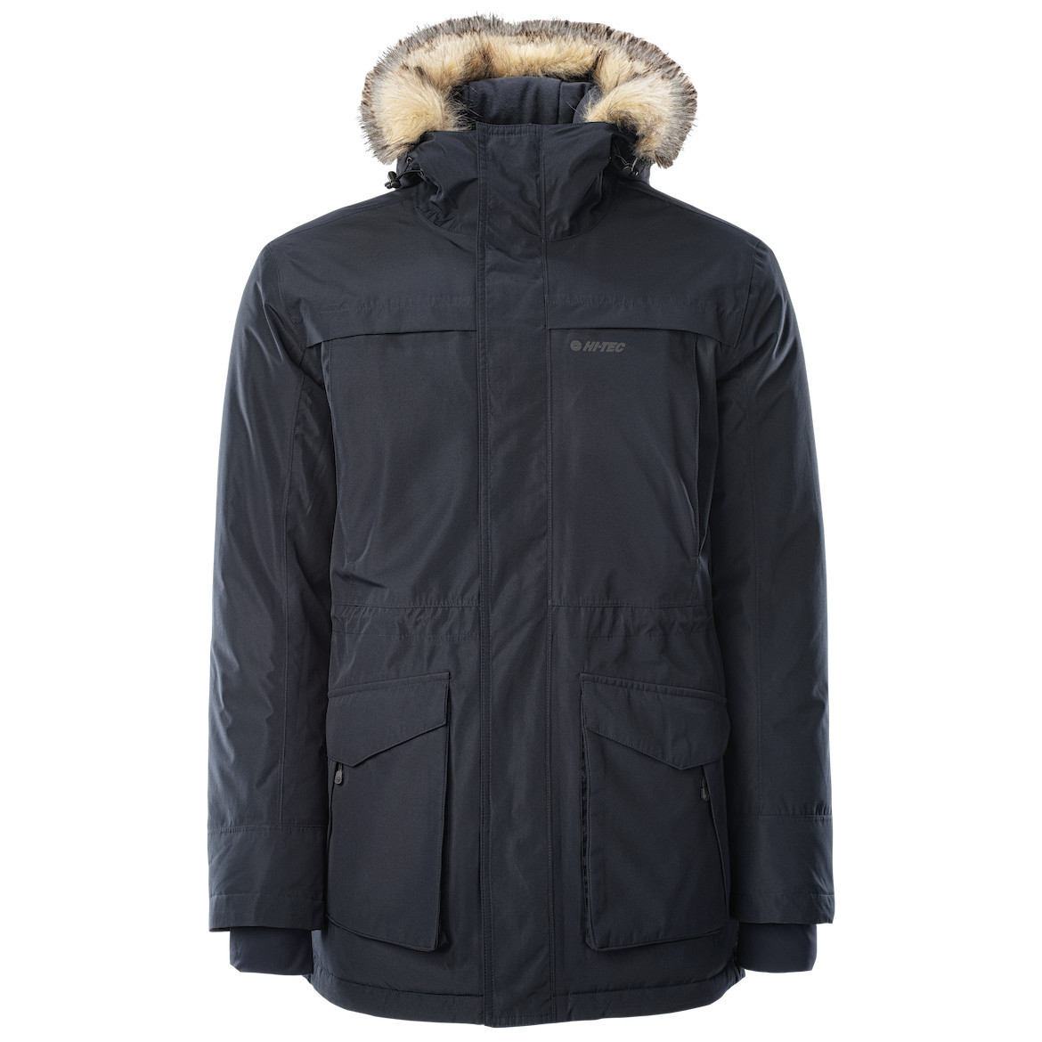 Pánský zimní kabát Hi-Tec Lassero Velikost: L / Barva: tmavě modrá