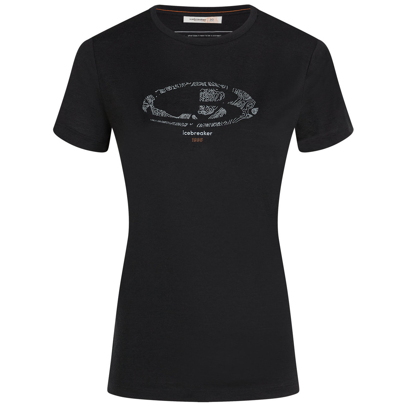 Dámské funkční triko Icebreaker W M 150 Tech Lite SS Tee 30 Anniversary Velikost: S / Barva: černá