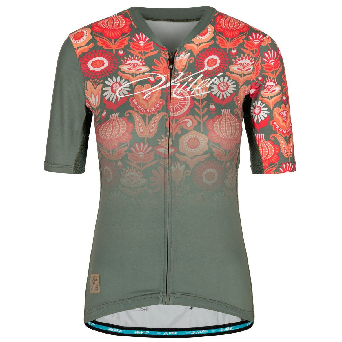 Dámský cyklistický dres Kilpi Oreti-W Velikost: S / Barva: zelená