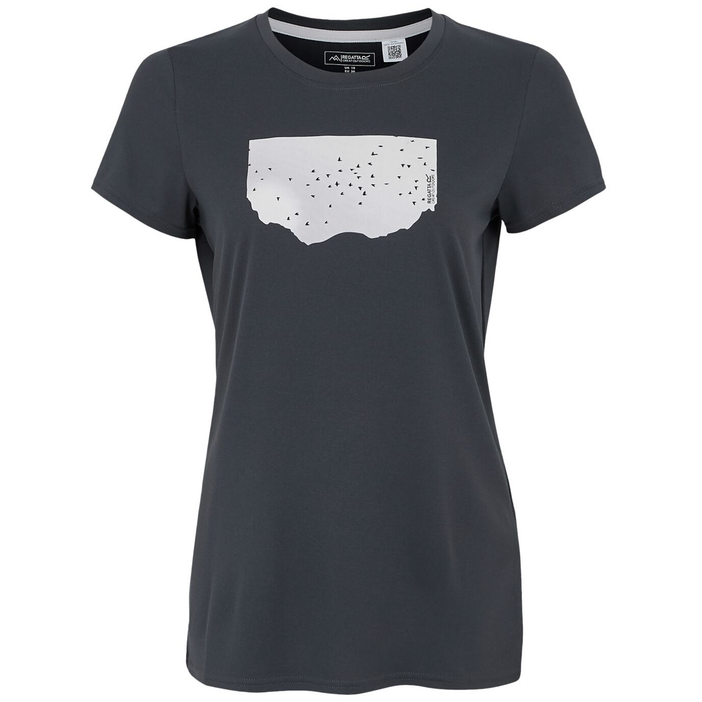Dámské triko Regatta Fingal Stretch Velikost: 5XL / Barva: šedá