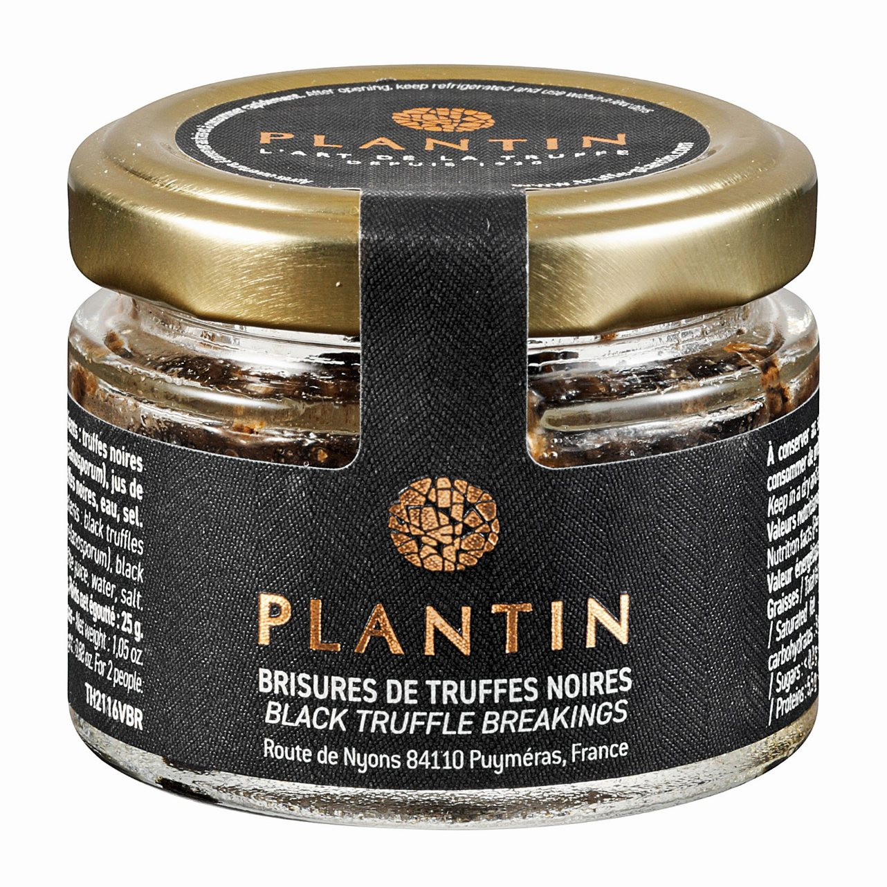 Černý lanýž 25 g, kousky, PLANTIN