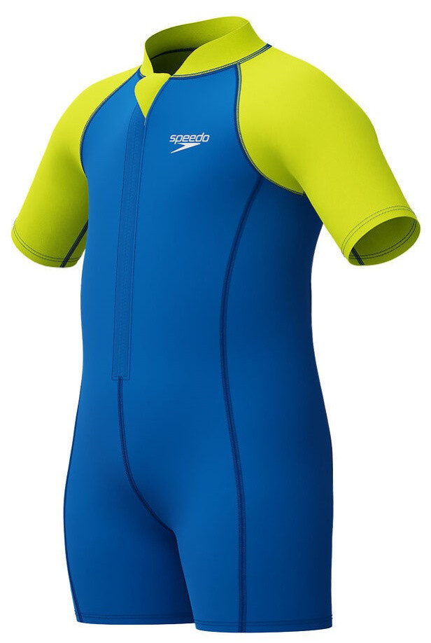 Speedo LTS Neoprene Suit Infant Boys Blue/Green 6-9 Měsíců