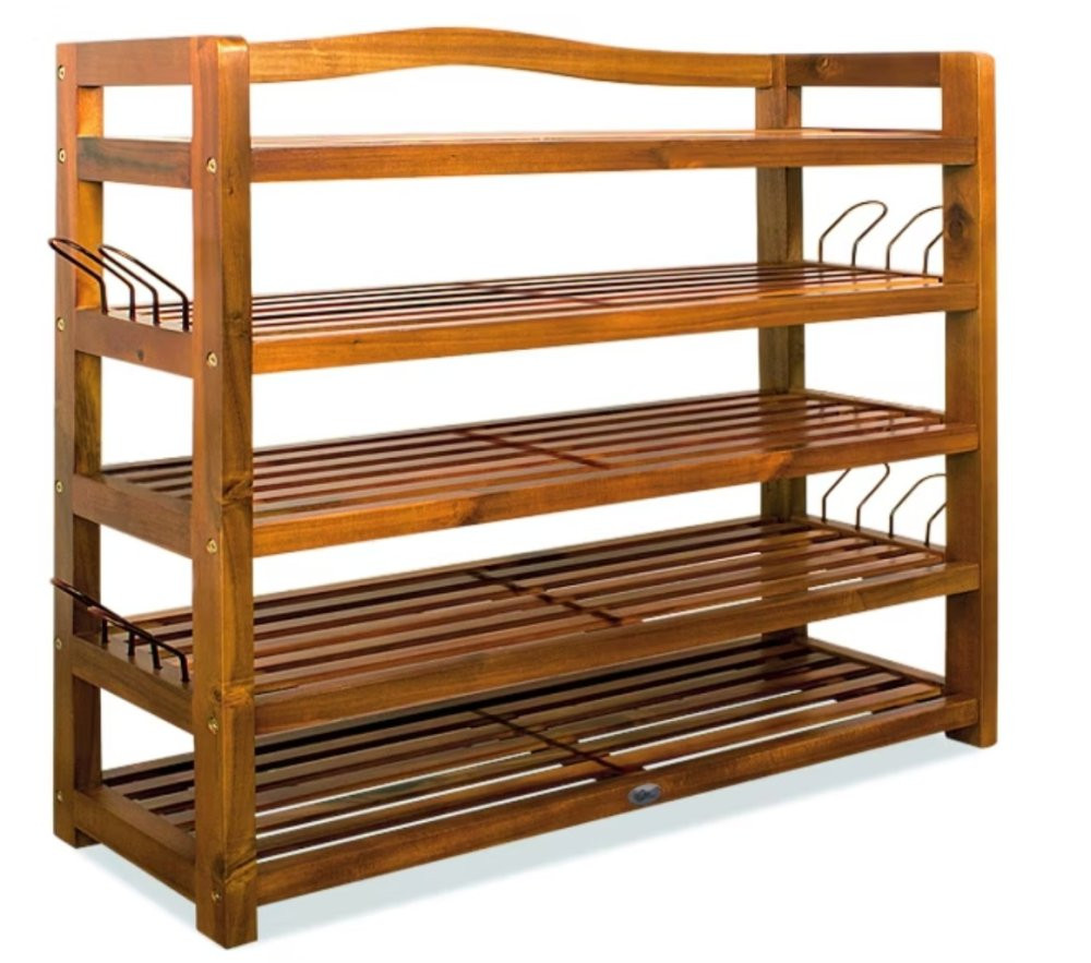 Botník z akátového dřeva D105380 Dekorhome