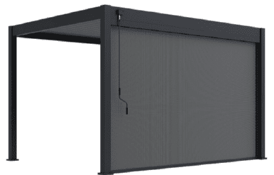 Zástěna 3,6 m pro bioklimatickou pergolu Rojaplast