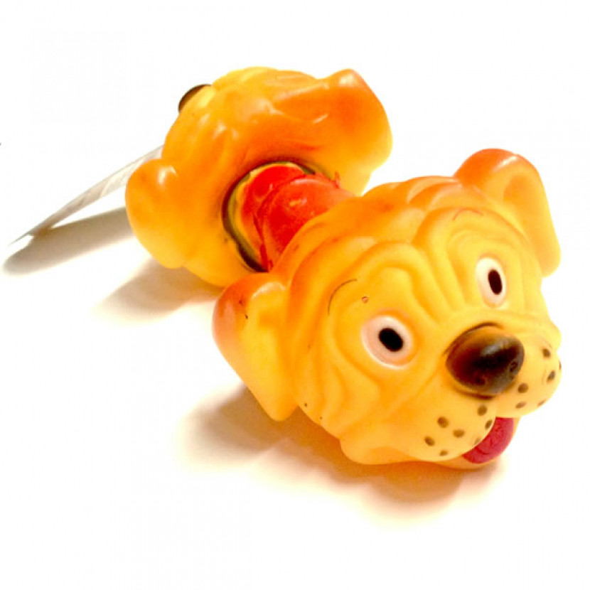 Psí hračka Pejsek - žlutá