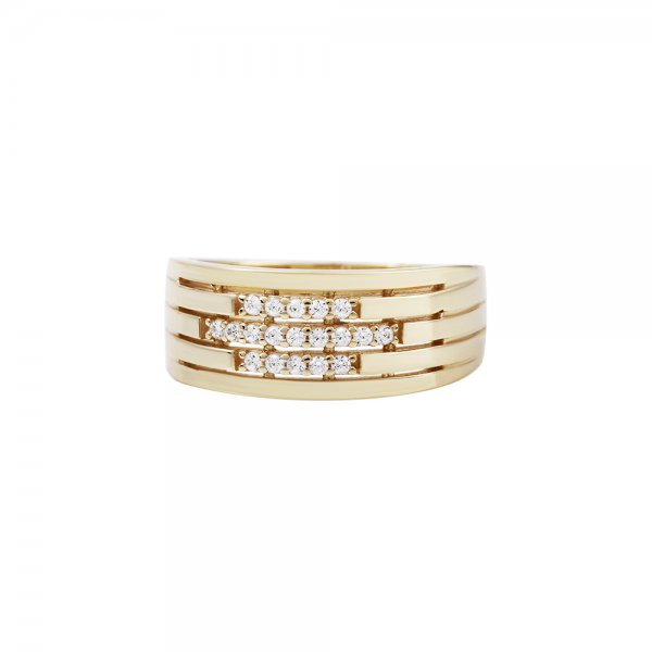 Prsten se syntetickými kameny 226-185-5015 50-3.95g