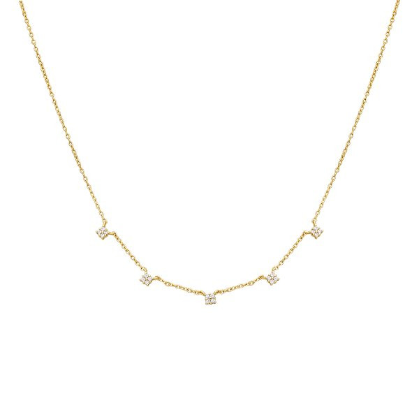 Náhrdelník se syntetickými kameny 676-596-306300-0000