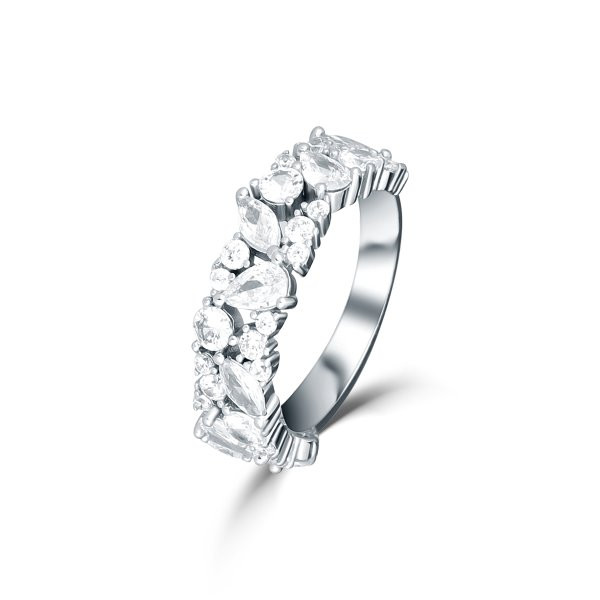 Prsten se syntetickými kameny 126-927-2694 52