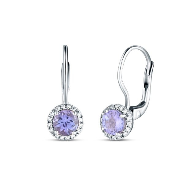 Náušnice s brilianty 334-429-T4464A 2.20g